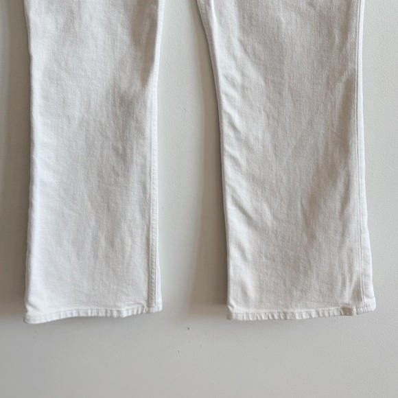 THEORY • Dyed Denim 5-Pocket Flare Jean in Ecru - Picture 6 of 11